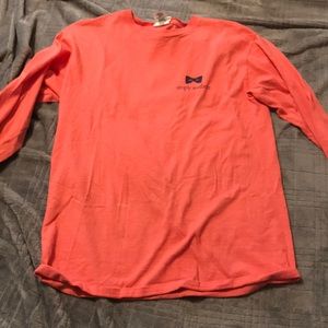 Simply southern long sleeve salmon shirt